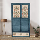 Dorris 2 Door Wardrobe with Wheel Castor - Fabuliv